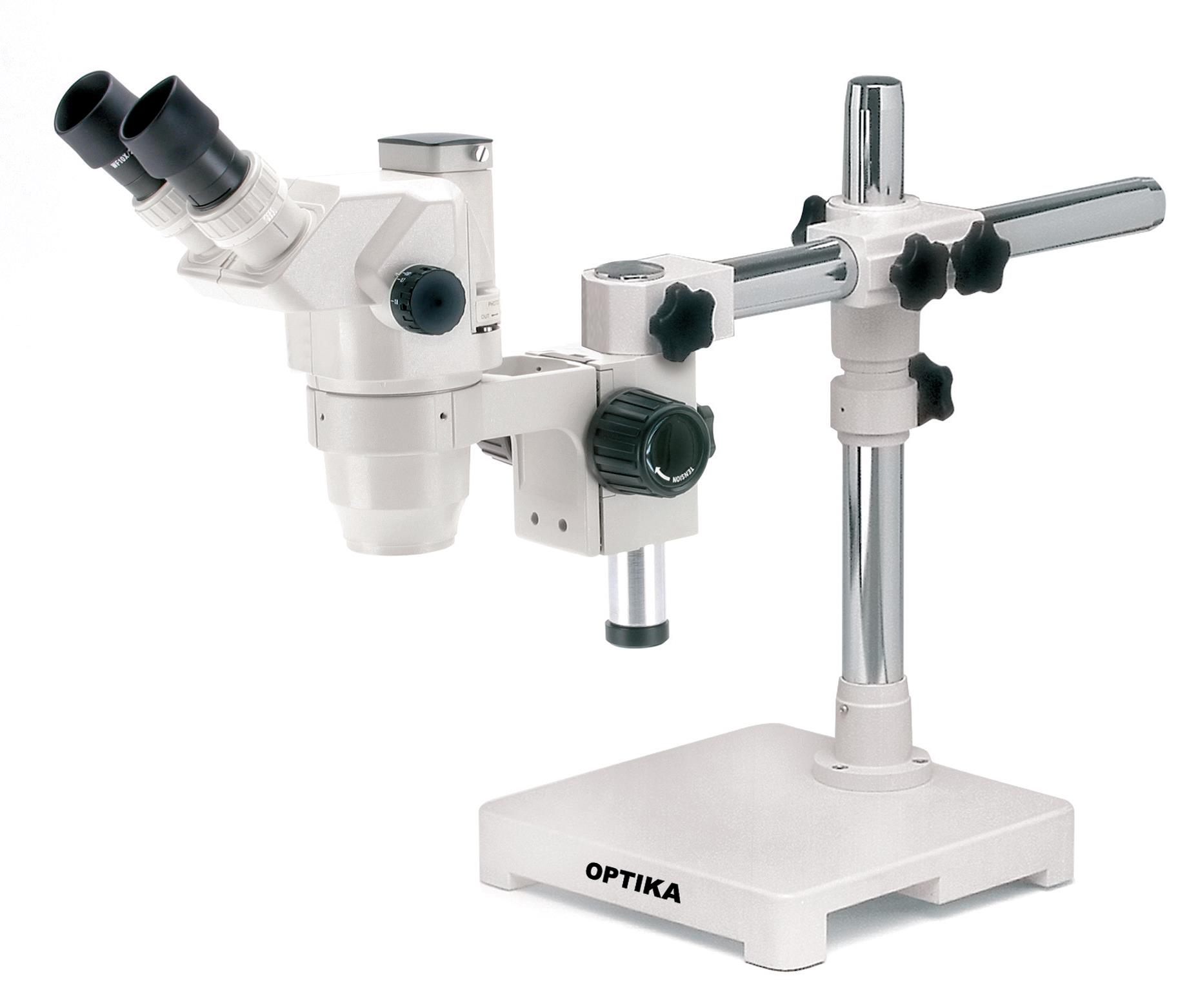 OPTIKA SZR-12 Stereo Microscope with Boom Stand - DISCONTINUED - NEW CONDITION